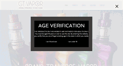 Desktop Screenshot of gtvapor.com